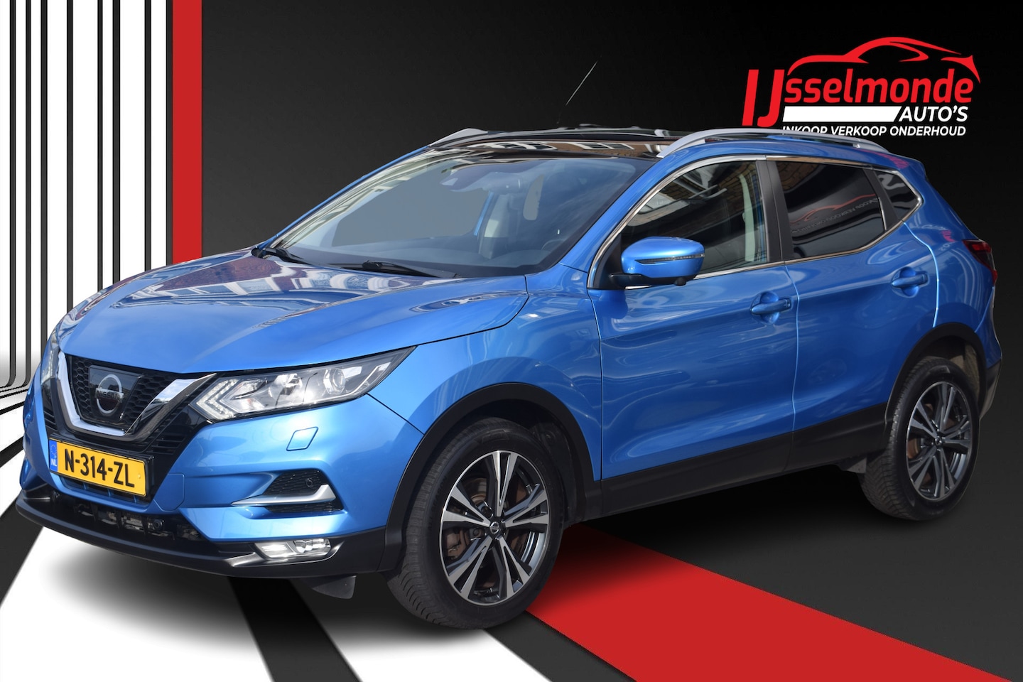 Nissan Qashqai - 1.2 Tekna Automaat Pano 360 Camera - AutoWereld.nl