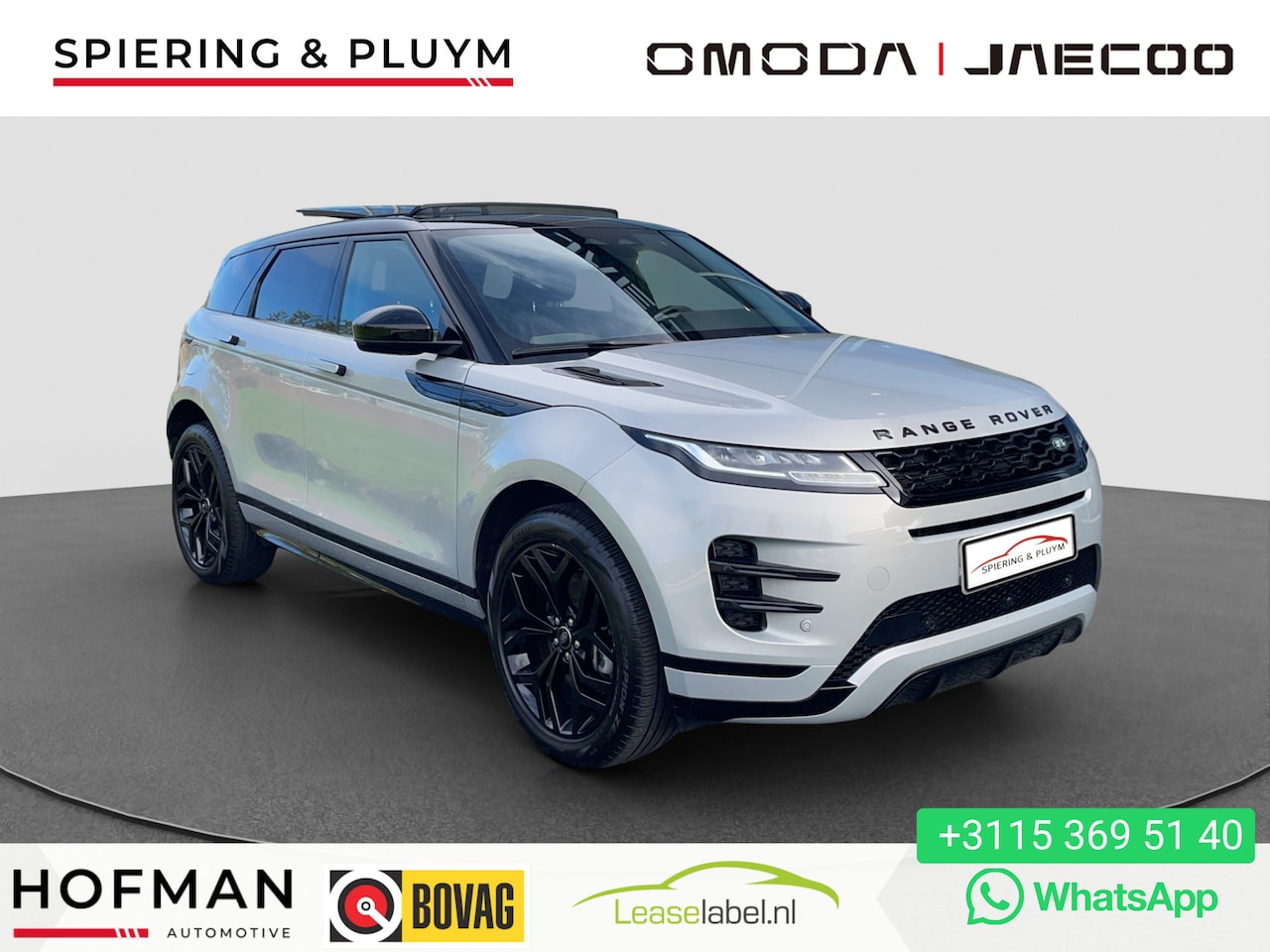 Land Rover Range Rover Evoque - 1.5 P300e AWD R-Dynamic S | Pano/schuifdak | BSM | 20'' velgen! - AutoWereld.nl