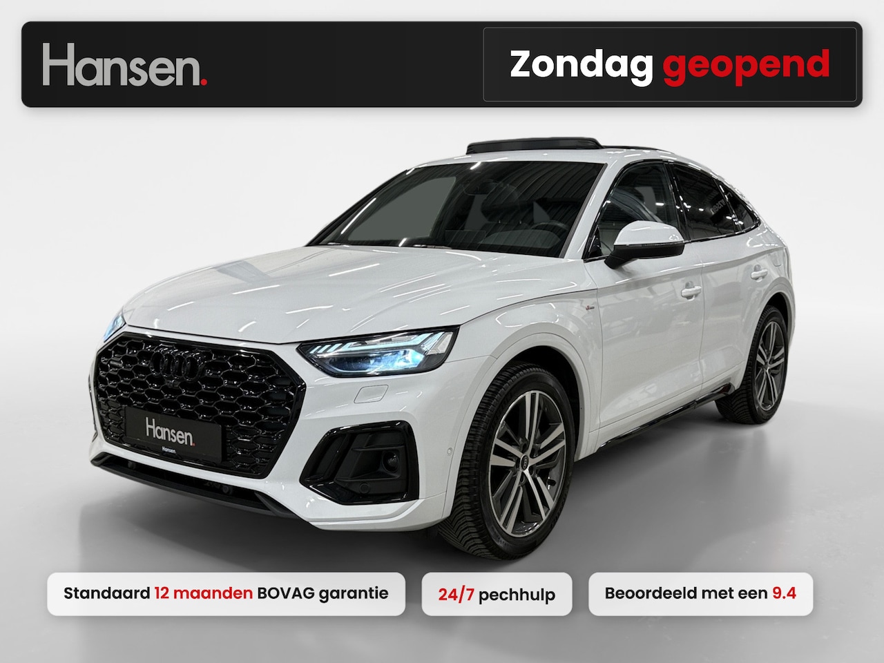 Audi Q5 Sportback - 55 TFSI e S edition Competition I Panoramadak I Matrix I Luchtvering I 360 Camera I Elek. - AutoWereld.nl