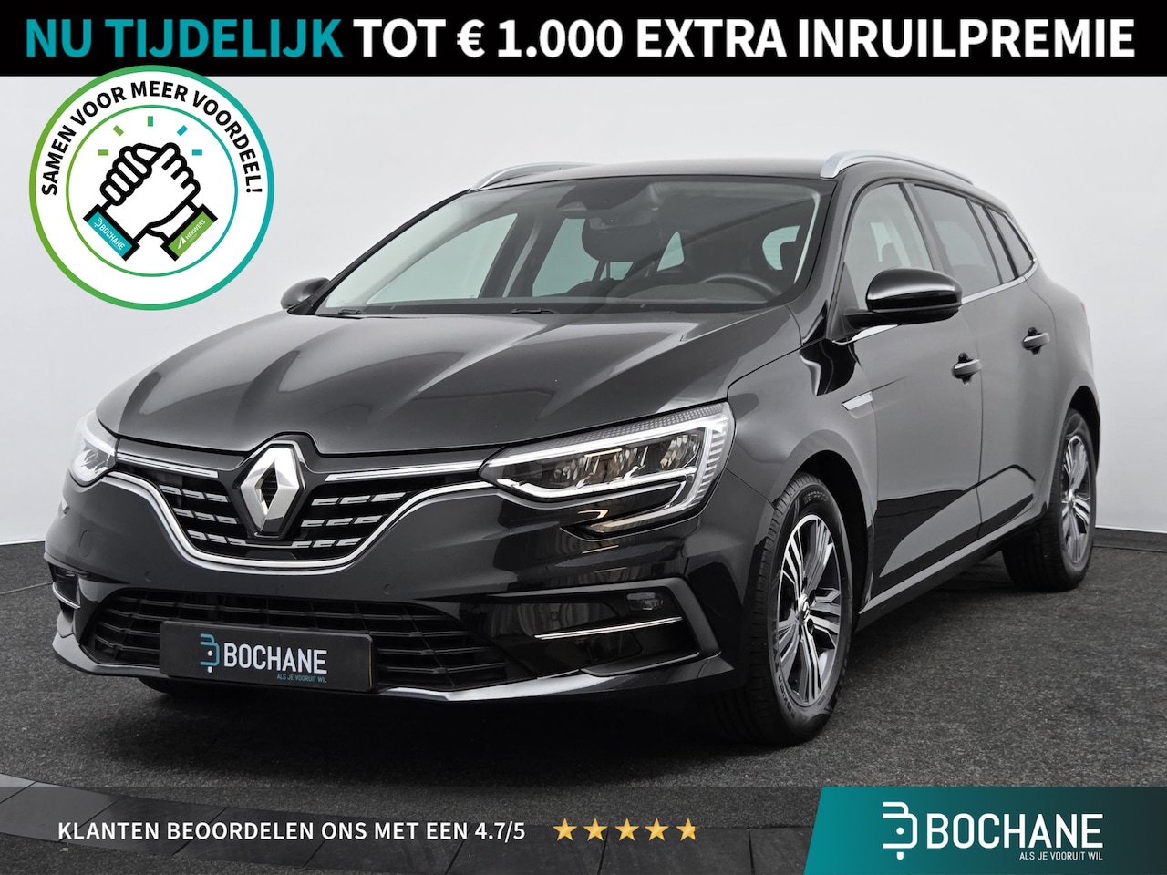 Renault Mégane Estate - 1.3 TCe 140 EDC Intens | Automaat | Trekhaak | Parkeersensoren | - AutoWereld.nl