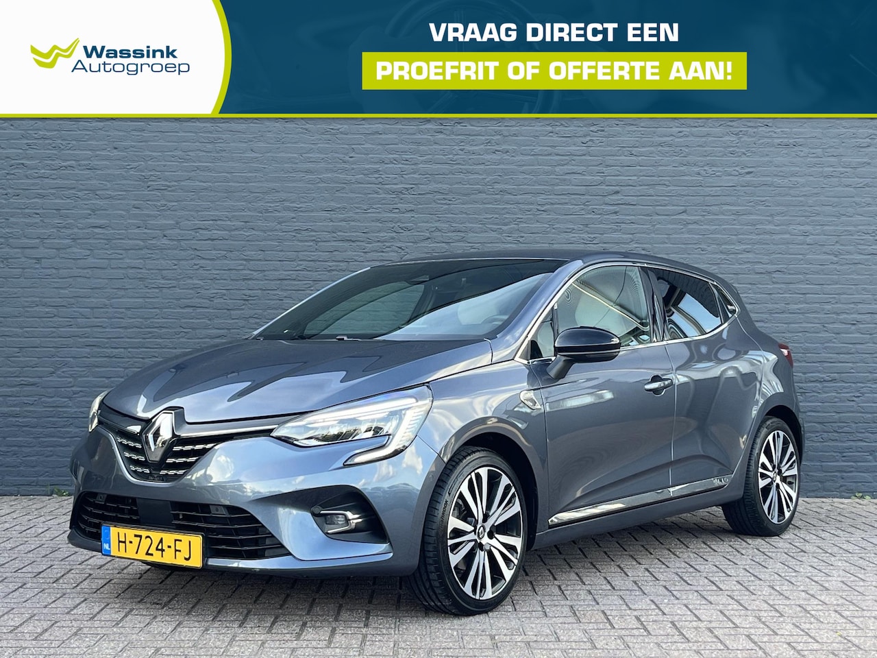 Renault Clio - 1.3 TCe Initiale Paris Automaat | Stoel- & Stuurverwarming | CarPlay | Lederen Bekleding | - AutoWereld.nl