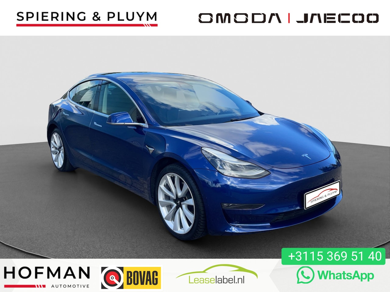 Tesla Model 3 - Long Range AWD 75 kWh | Panodak | Leder! - AutoWereld.nl