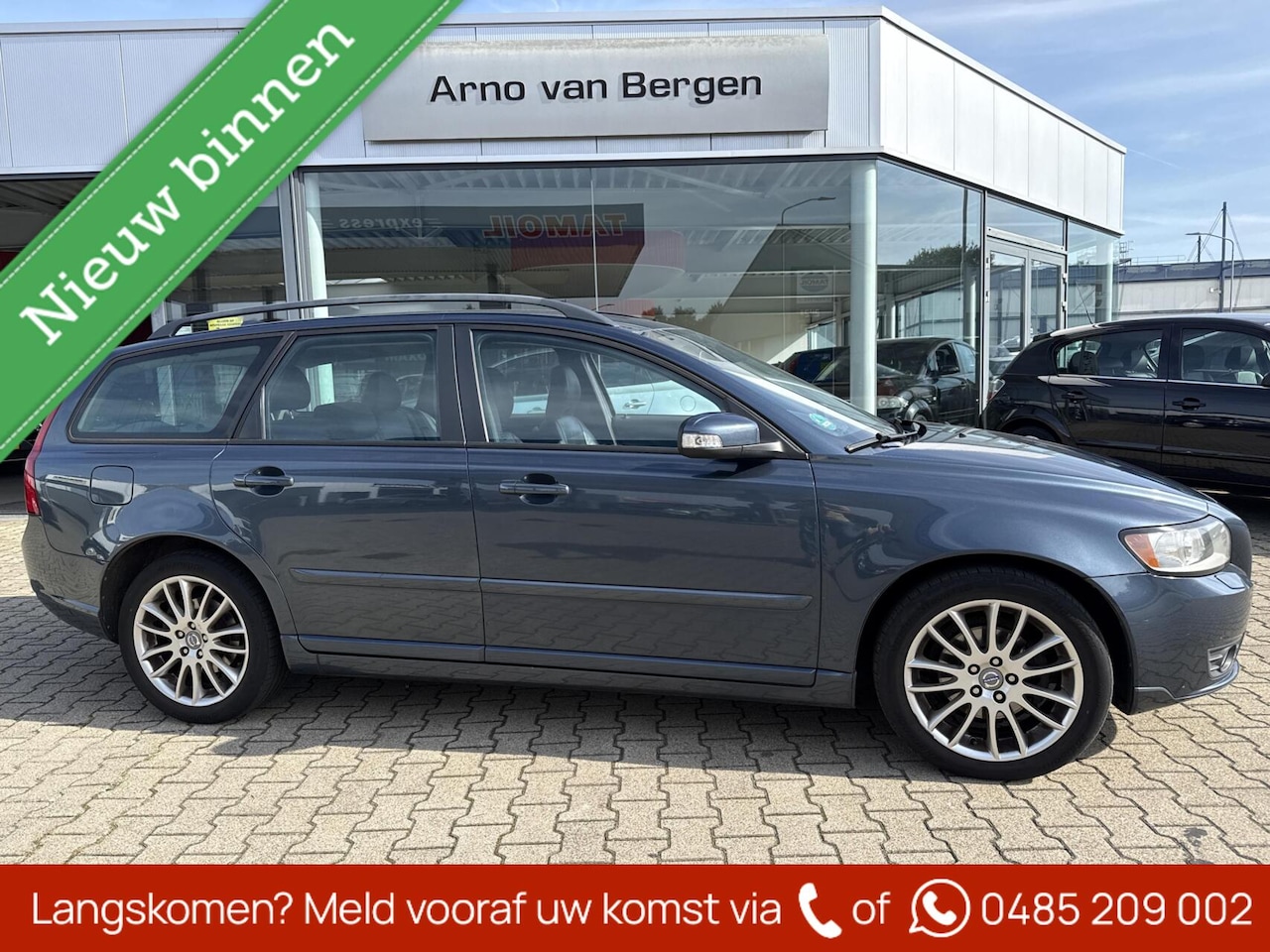 Volvo V50 - 2.0 Edition II 2.0 Edition II, leder, navigatie, climatronic, cruisecontrol, pdc, trekhaak afneembaar. - AutoWereld.nl
