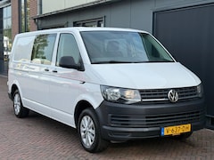 Volkswagen Transporter - 2.0 TDI L2 Airco Dubbel Cabine 102PK Trekhaak 1e Eigenaar NAP Euro 6
