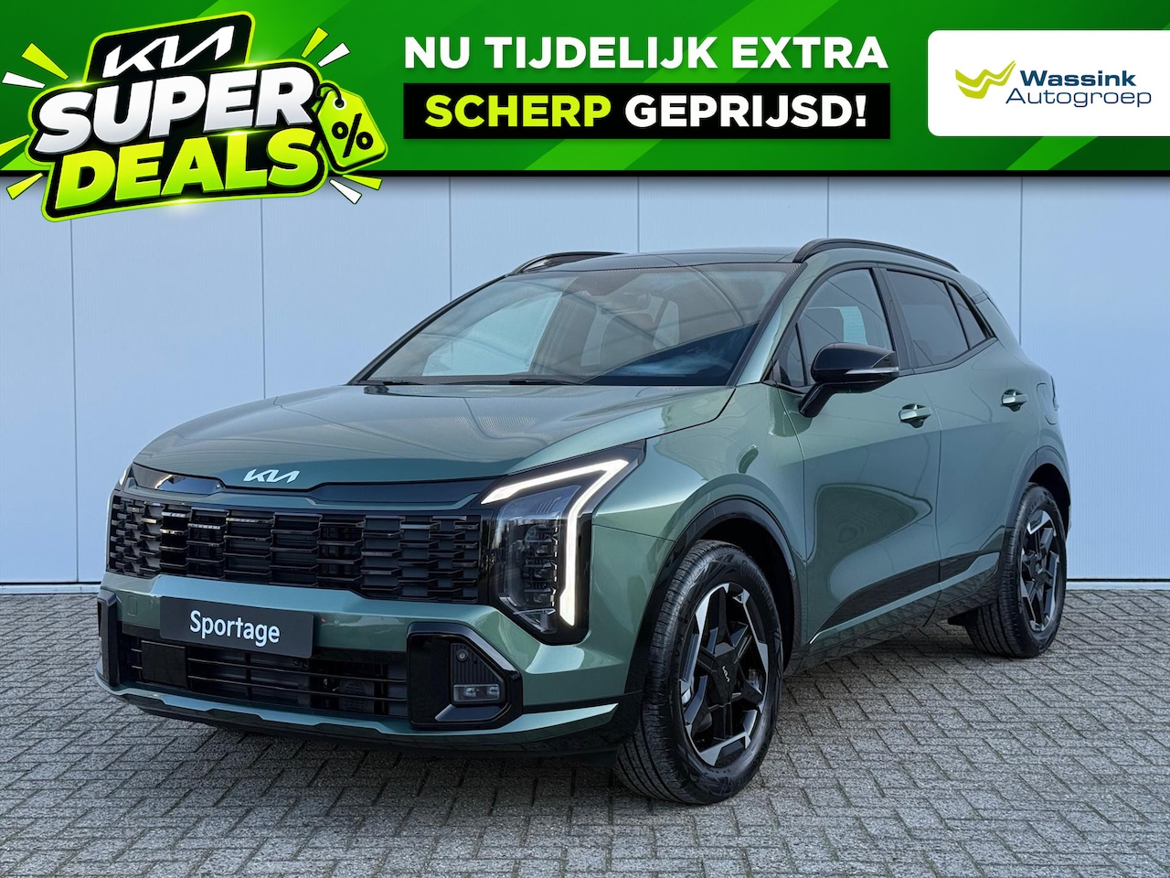 Kia Sportage - 1.6 T-GDi 239pk Hybrid AT6 GT-Line | Schuif- Kanteldak | Adaptive Cruise | Camera | Naviga - AutoWereld.nl