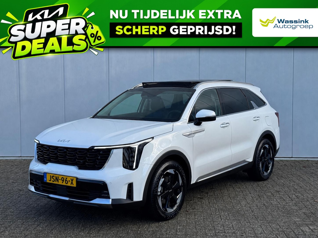 Kia Sorento - 1.6 T-GDi Plug-in Hybrid 4WD DynamicPlusLine 7p 7 Zits | Stoel- stuurverwarming | Adaptive - AutoWereld.nl