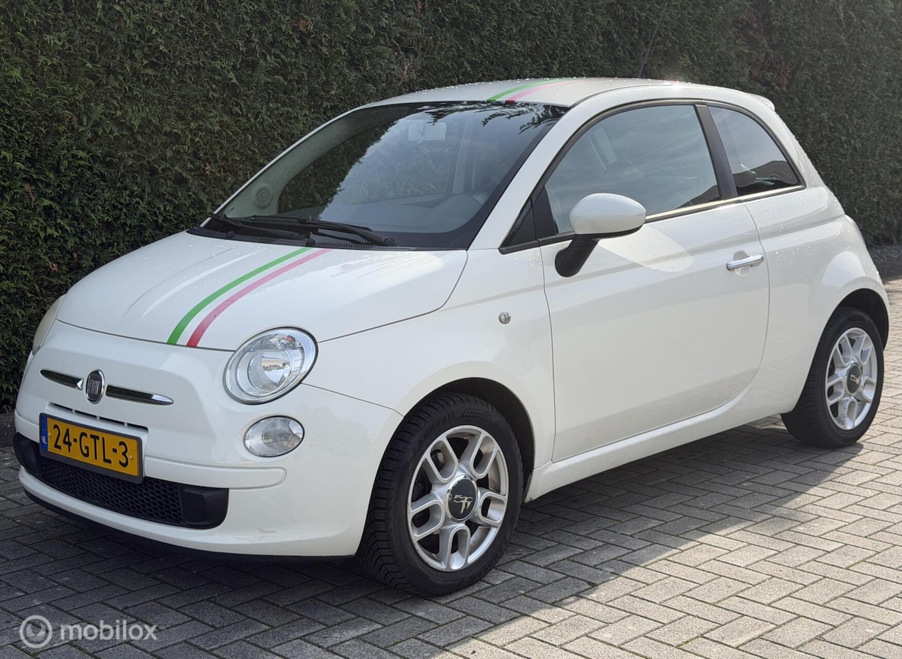 Fiat 500 - 1.2 Lounge Airco Elektrische Ramen Half lederen - AutoWereld.nl