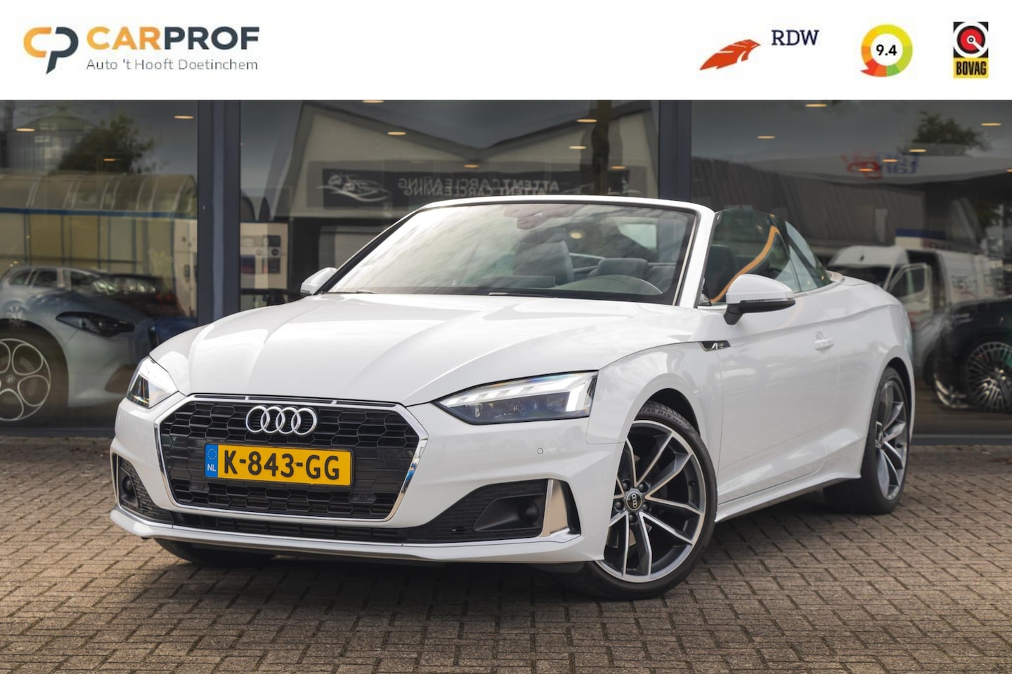 Audi A5 Cabriolet - 40 TFSI Launch Edition Sport Stoel + nekverwarming | ACC | Camera | Massage - AutoWereld.nl