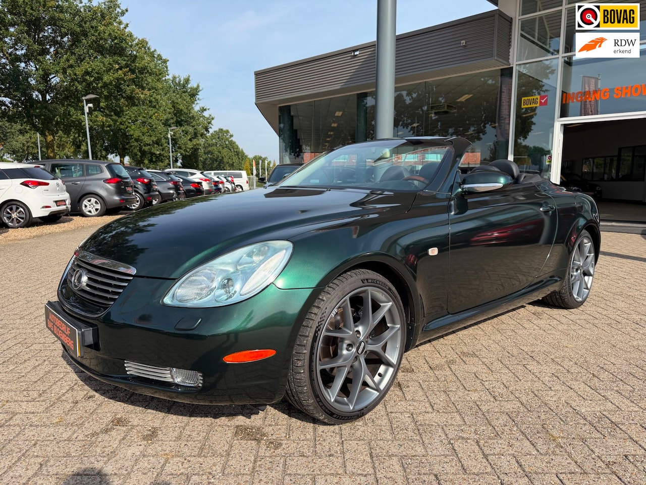 Lexus SC - 430 4.3 V8 Automaat, Leer, Navi, Mark levinson, Elektrische stoelen, BRG Gewrapped, Nieuwe - AutoWereld.nl