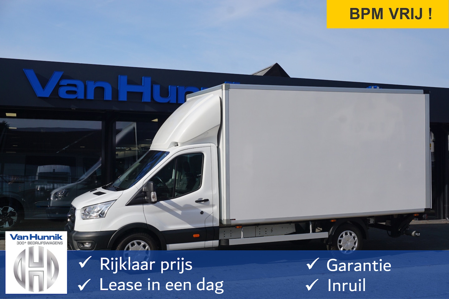 Ford Transit - 350L 130PK L4 Bakwagen Automaat Navi, Camera, Luchtvering, Laadklep!! NR. G01* - AutoWereld.nl