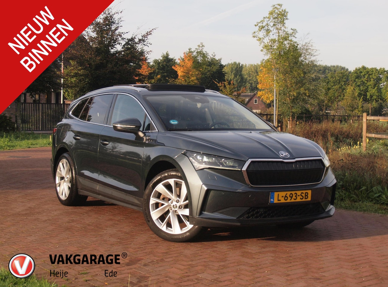 Skoda Enyaq iV - 80 | Panoramadak | Trekhaak | Camera | Warmtepomp | Sfeerverlichting | ACC | NL-Auto | - AutoWereld.nl