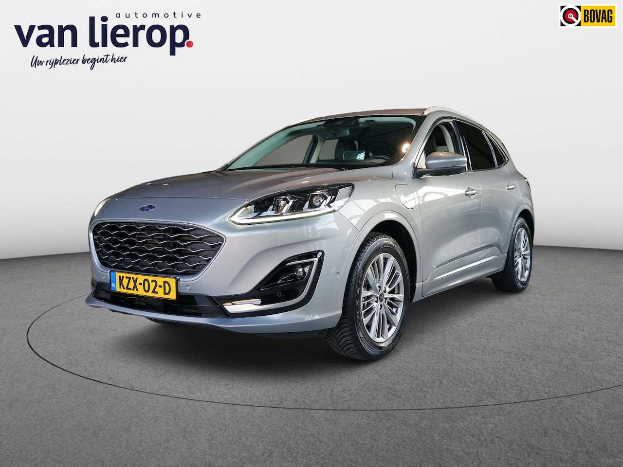Ford Kuga - 2.5 PHEV Vignale TREKHAAK | STOEL/STUUR-VERWARMING - AutoWereld.nl