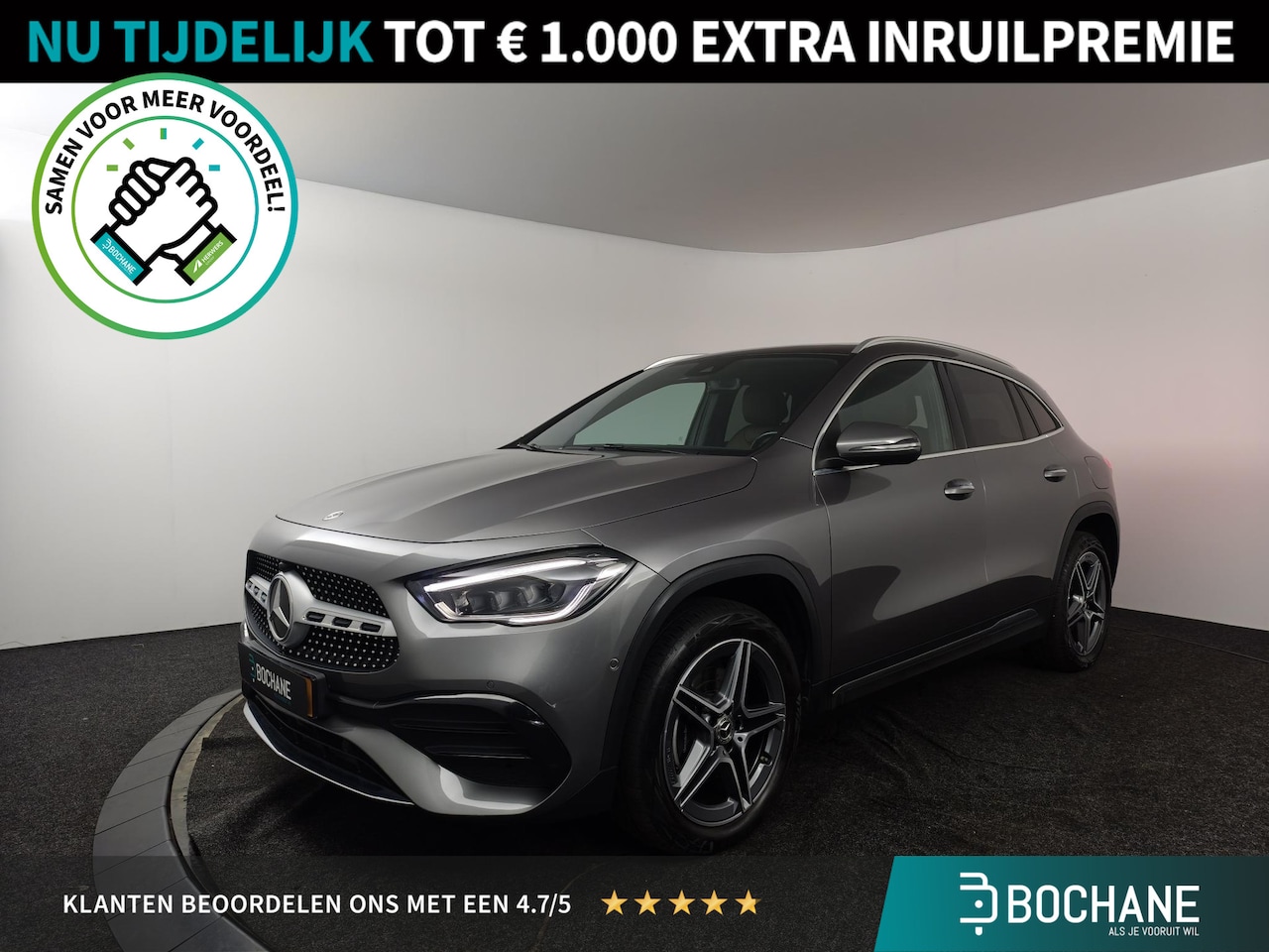 Mercedes-Benz GLA-Klasse - 250 e AMG Line NAVIGATIE | ACHTERUITRIJCAMERA | LEDEREN BEKLEDING - AutoWereld.nl