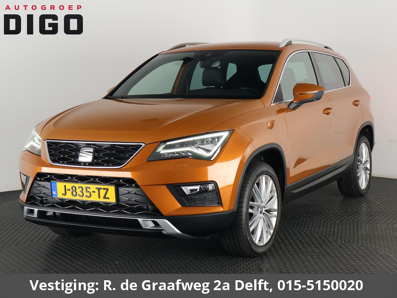 SEAT Ateca - 1.4 EcoTSI Style | Stoelverwarming | Navigatie | Camera | Sportstoelen met Alcantara | - AutoWereld.nl