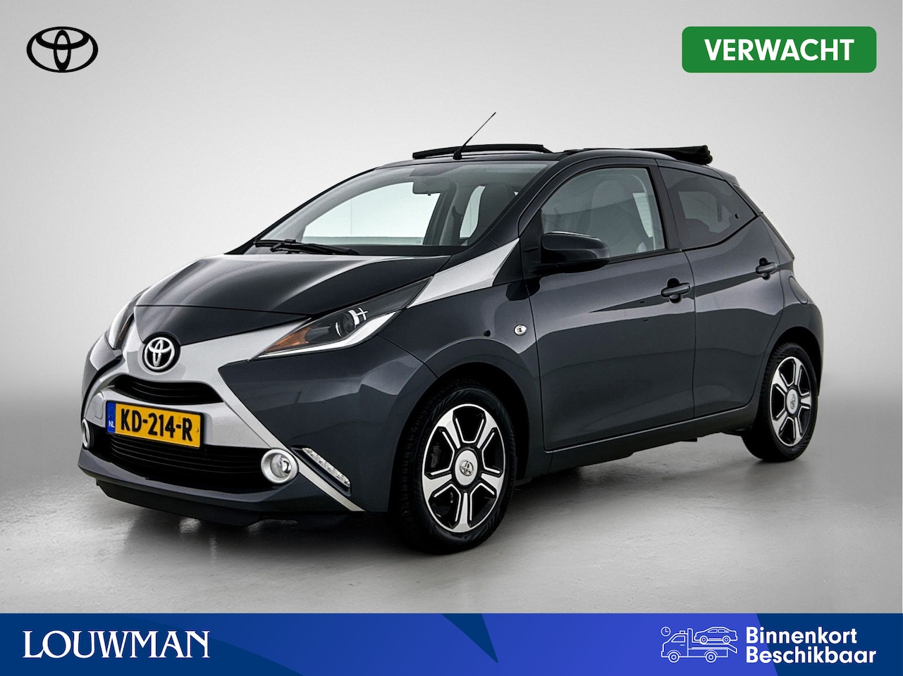 Toyota Aygo - 1.0 VVT-i X-Clusiv | Canvas dak | Achteruitrij camera | Lichtmetalen velgen | - AutoWereld.nl