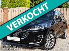 Ford Kuga - 2.5 PHEV Vignale MEMORY HUD STOELSTUUR VERWARMING NAVI P CAMERA LEDER DODEHOEK