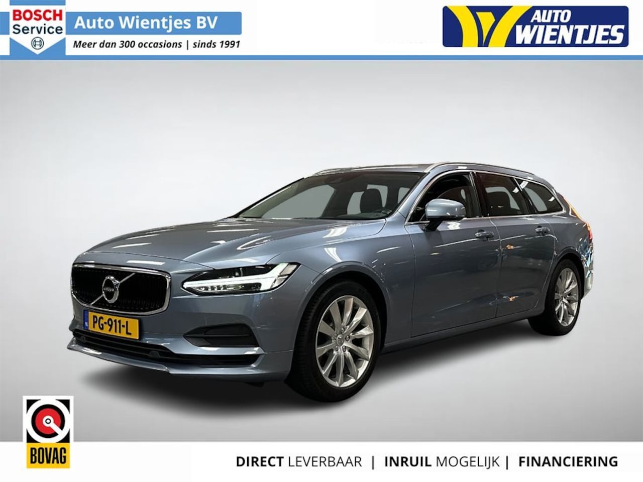 Volvo V90 - 2.0 T5 AUT Geartronic | Momentum | Leer | Navi - AutoWereld.nl