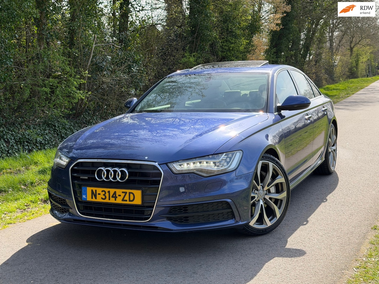Audi A6 Limousine - 3.0 TFSI quattro Pro Line | Schuif/kanteldak + Lederbekleding + Camera + Clima Nu € 18.975 - AutoWereld.nl