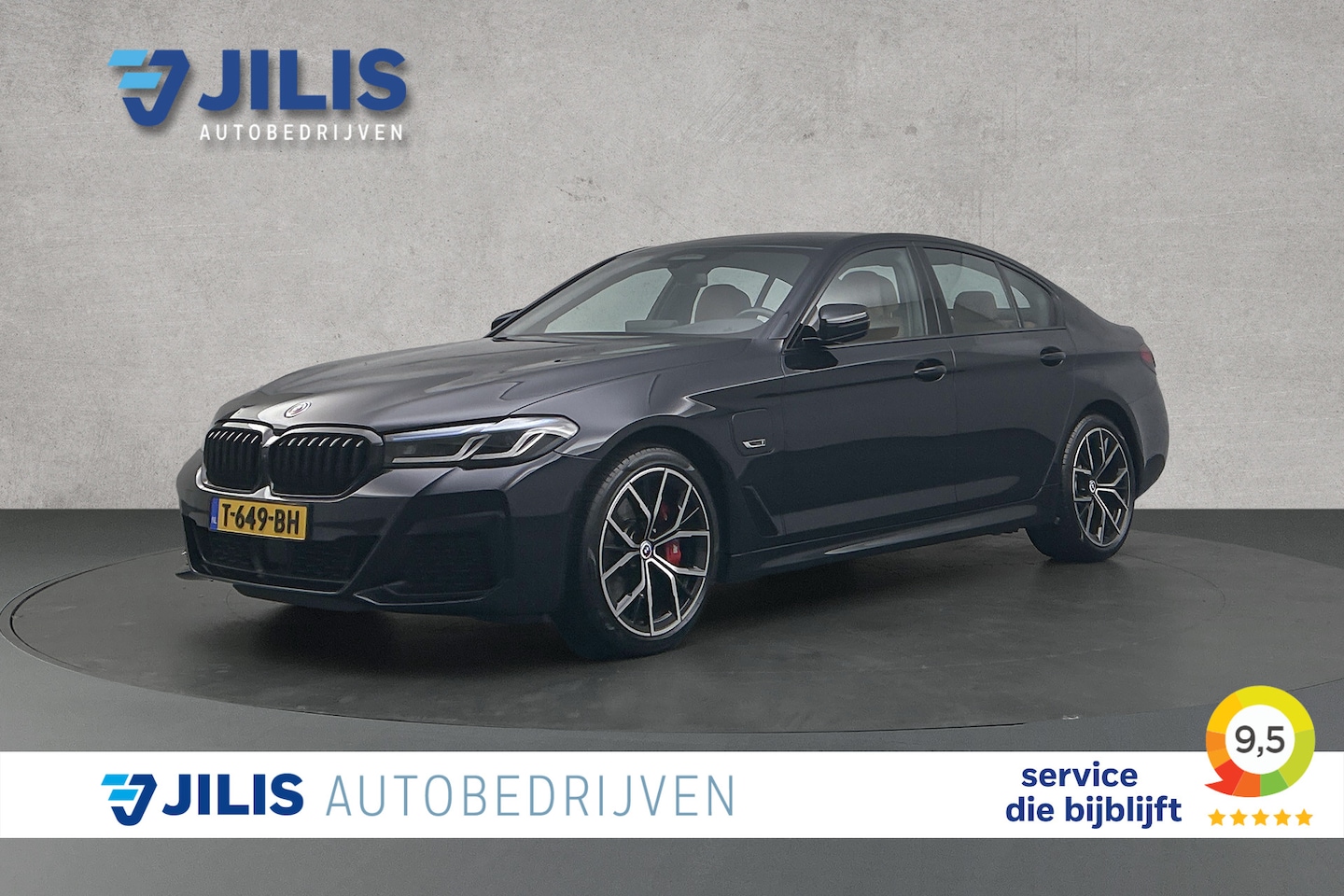 BMW 5-serie - 530e M-sport | Lederen bekleding | Stoelverwarming | Rondomzicht camera - AutoWereld.nl