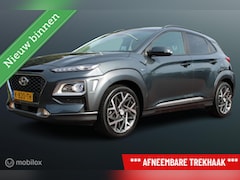 Hyundai Kona - 1.6 GDI HEV Premium, Stoel-stuurverwarming + koeling, Trekhaak, Donker glas, Navi, App con