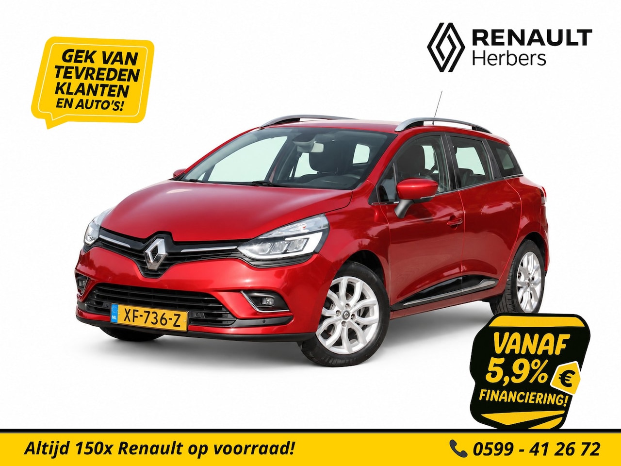 Renault Clio Estate - 0.9 TCe Intens CAMERA / PDC / NAVI / CRUISE - AutoWereld.nl