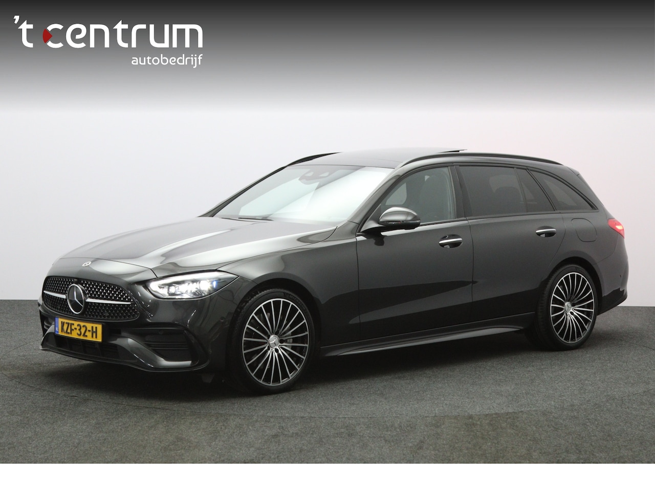 Mercedes-Benz C-klasse Estate - 300 e 313 PK AMG Line PHEV, Panoramadak, Burmester, Trekhaak, Sfeerverlichting, Adap. Crui - AutoWereld.nl