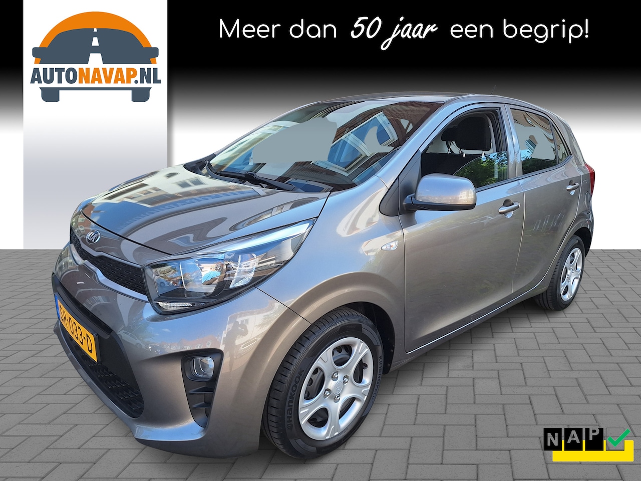 Kia Picanto - 1.0 CVVT EconomyPlusLine 5Drs /Airco/1e Eig/Bluetooth/Garantie - AutoWereld.nl