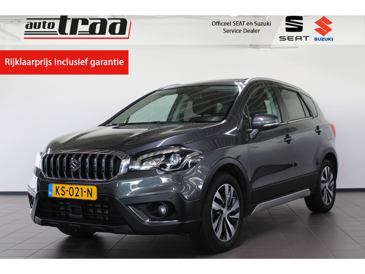 Suzuki S-Cross - 1.0 Boosterjet High Executive / Pano. / Trekhaak afneembaar / Keyless / Camera / Navi. / - AutoWereld.nl