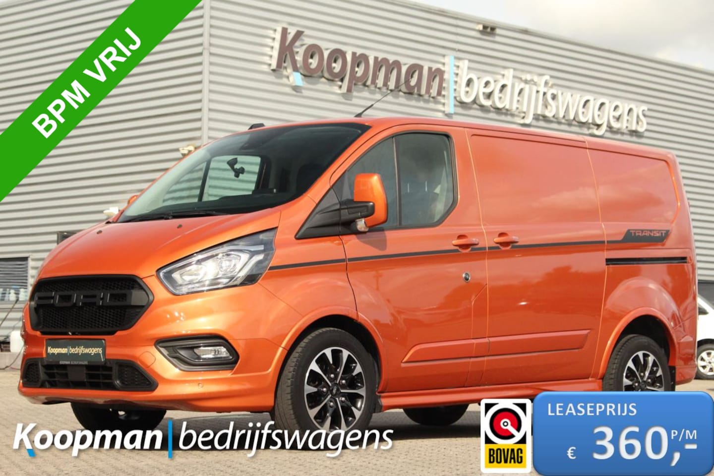Ford Transit Custom - 320 2.0TDCI 185pk L1H1 Sport | Automaat | L+R Zijdeur | Trekaak | Camera | Carplay/Android - AutoWereld.nl