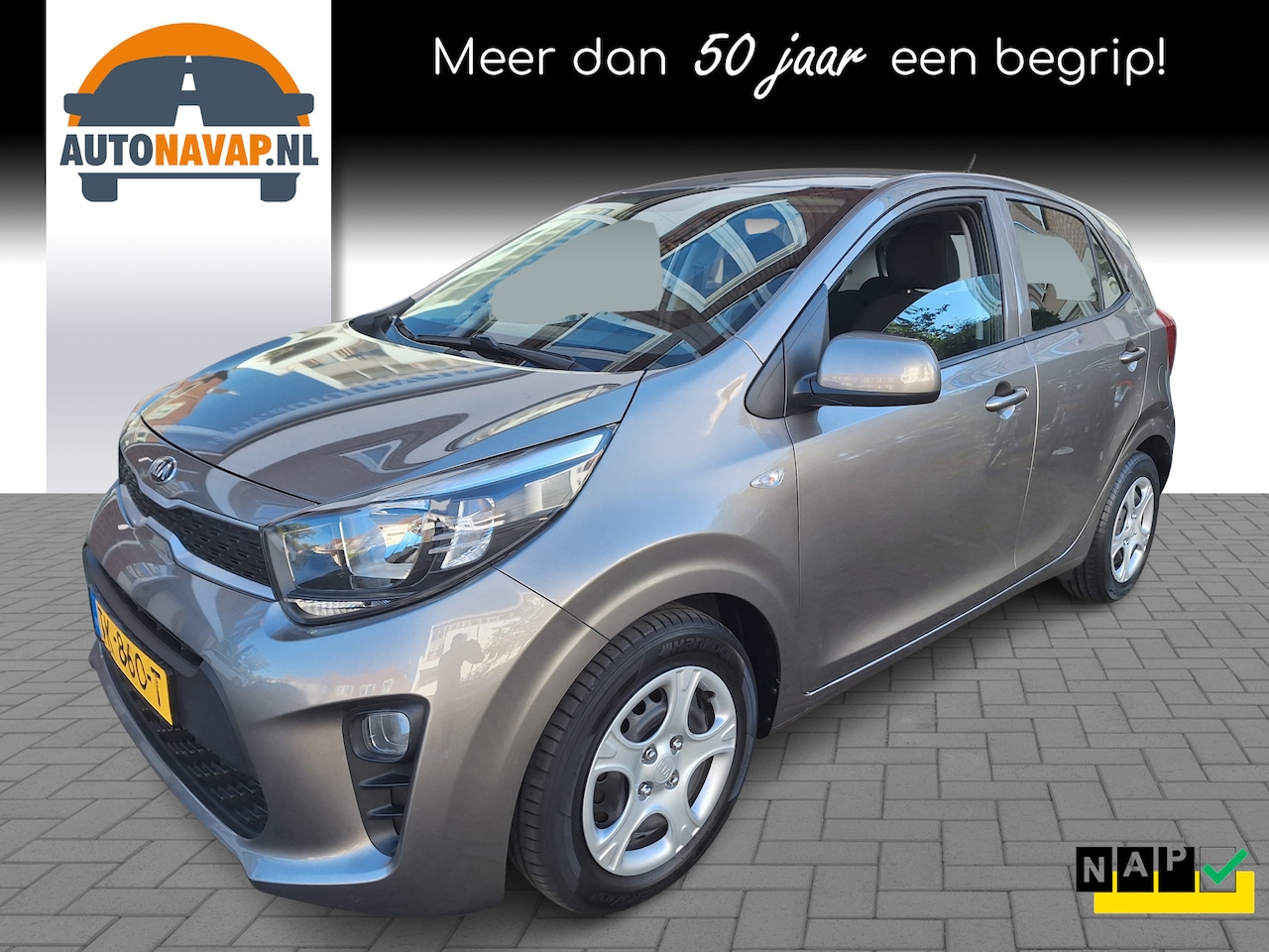 Kia Picanto - 1.0 CVVT EconomyPlusLine /Airci/1e Eig/Bluetooth/Garantie - AutoWereld.nl