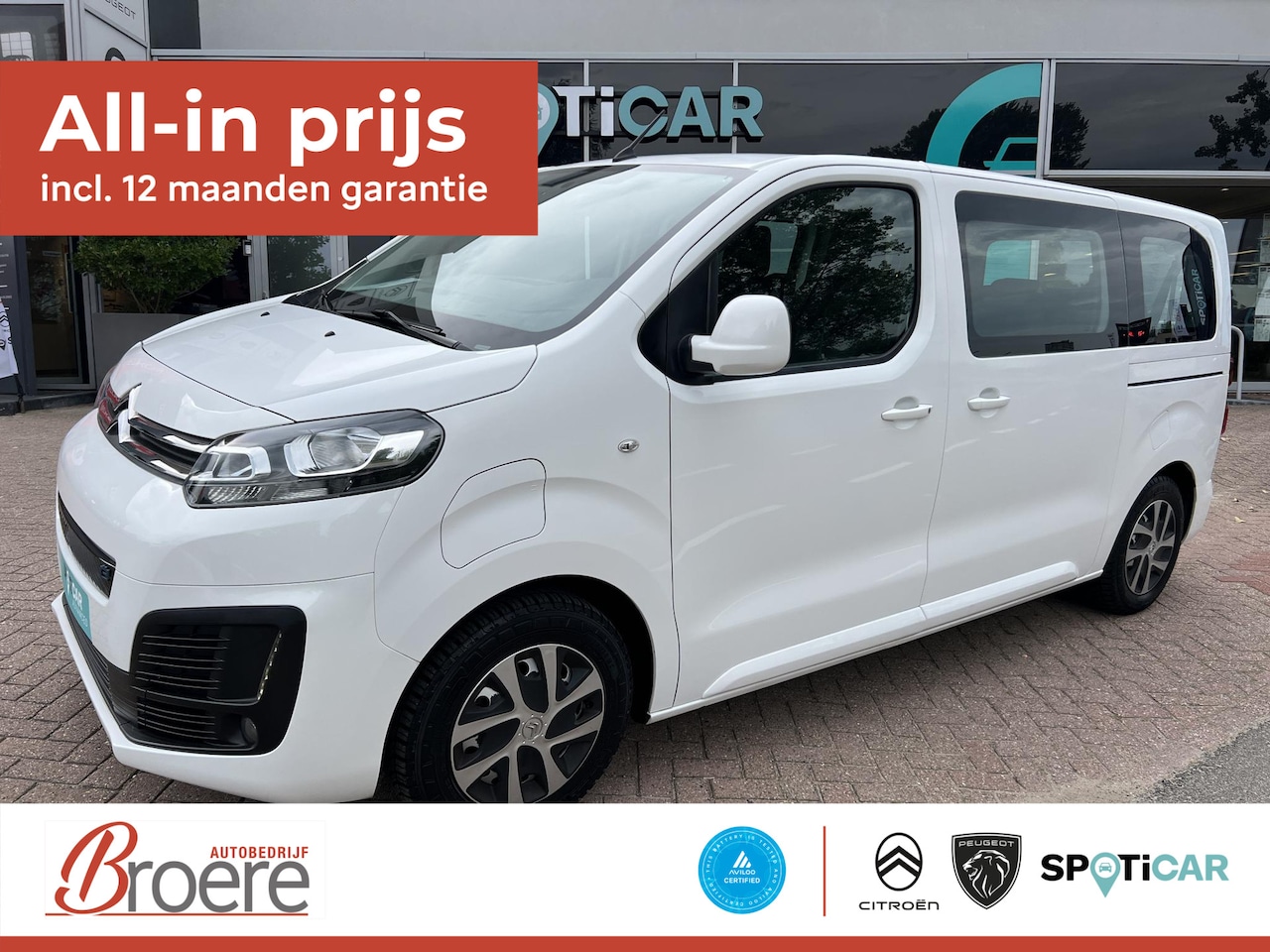 Citroën ë-Jumpy - Combi 75kWh 136 pk M 9-persoons Automaat | SOH 91% - AutoWereld.nl