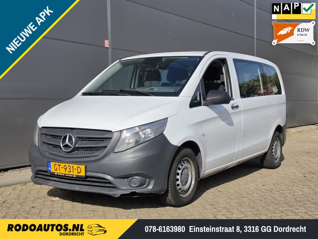 Mercedes-Benz Vito Tourer - 109 CDI Base Lang 9-Pers. Airco ✅ - AutoWereld.nl
