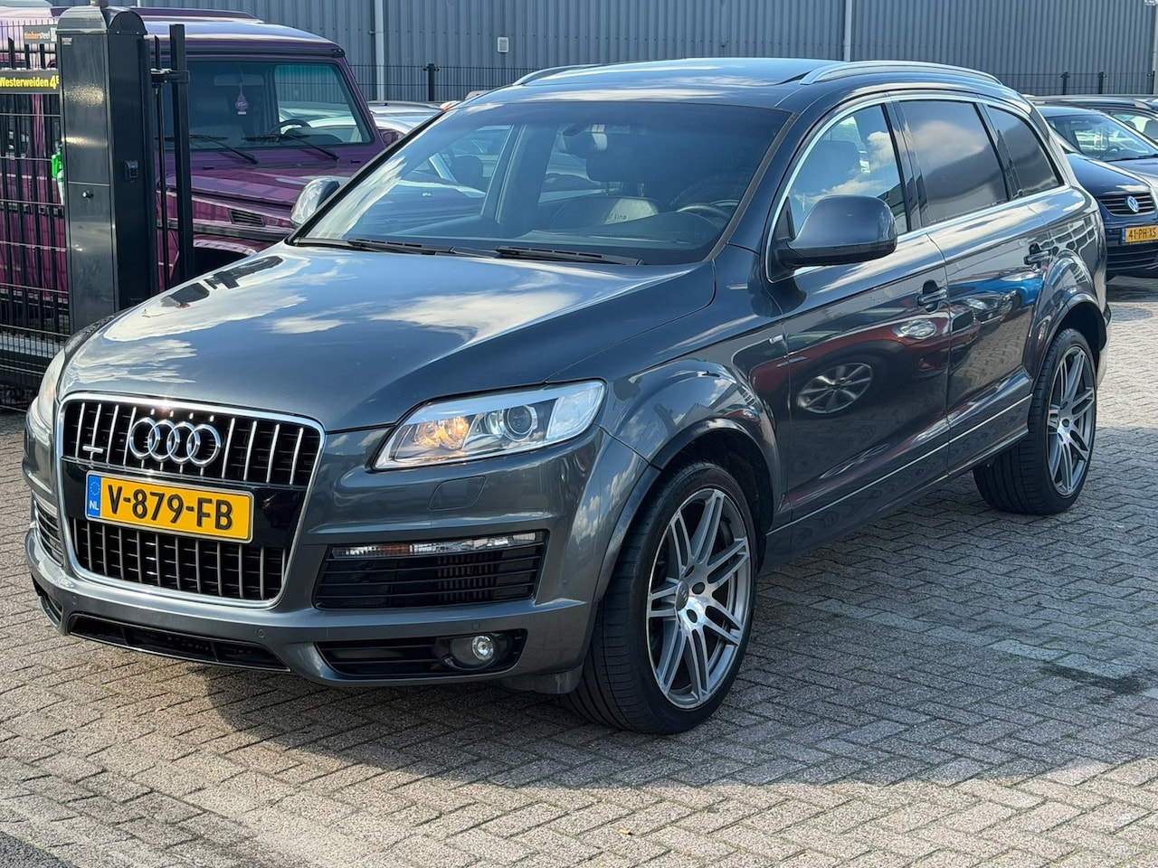 Audi Q7 - 4.2 TDI Quattro S-line Pano Grijs Kenteken Bedrijsauto - AutoWereld.nl