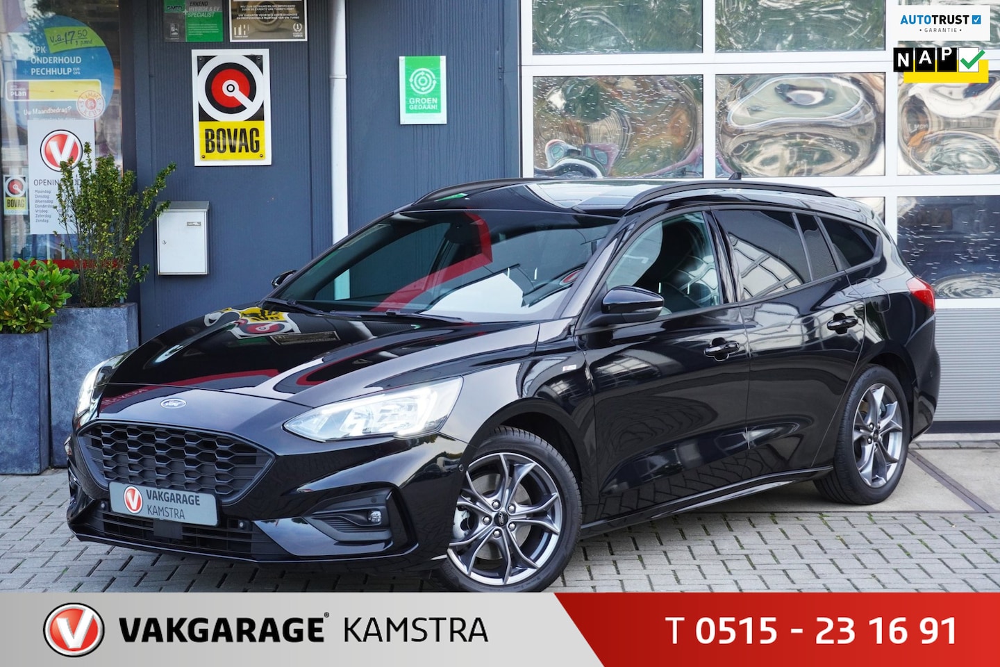 Ford Focus Wagon - 1.0 EcoBoost ST Line NAP Clima/ACC/Winterp. - AutoWereld.nl