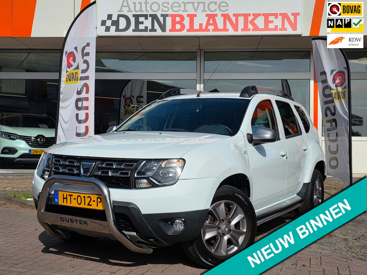 Dacia Duster - 1.2 TCe 4x4 Prestige BJ.2016 / Navi / Leder / Cruise / Airco / Elektr. Pakket / 16"Lmv / T - AutoWereld.nl