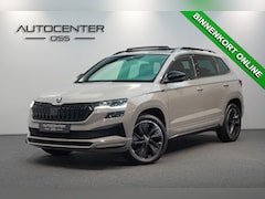 Skoda Karoq - 1.5 TSI ACT Sportline ✅ FACELIFT ✅ TREKHAAK ✅ PANO ✅ CAMERA ✅ ADAP.CRUISE ✅ CARPLAY / ANDR