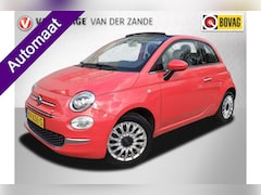 Fiat 500 - Cabriolet Automaat 0.9 TwinAir Turbo Lounge, Leder, Navi, NL/NAP