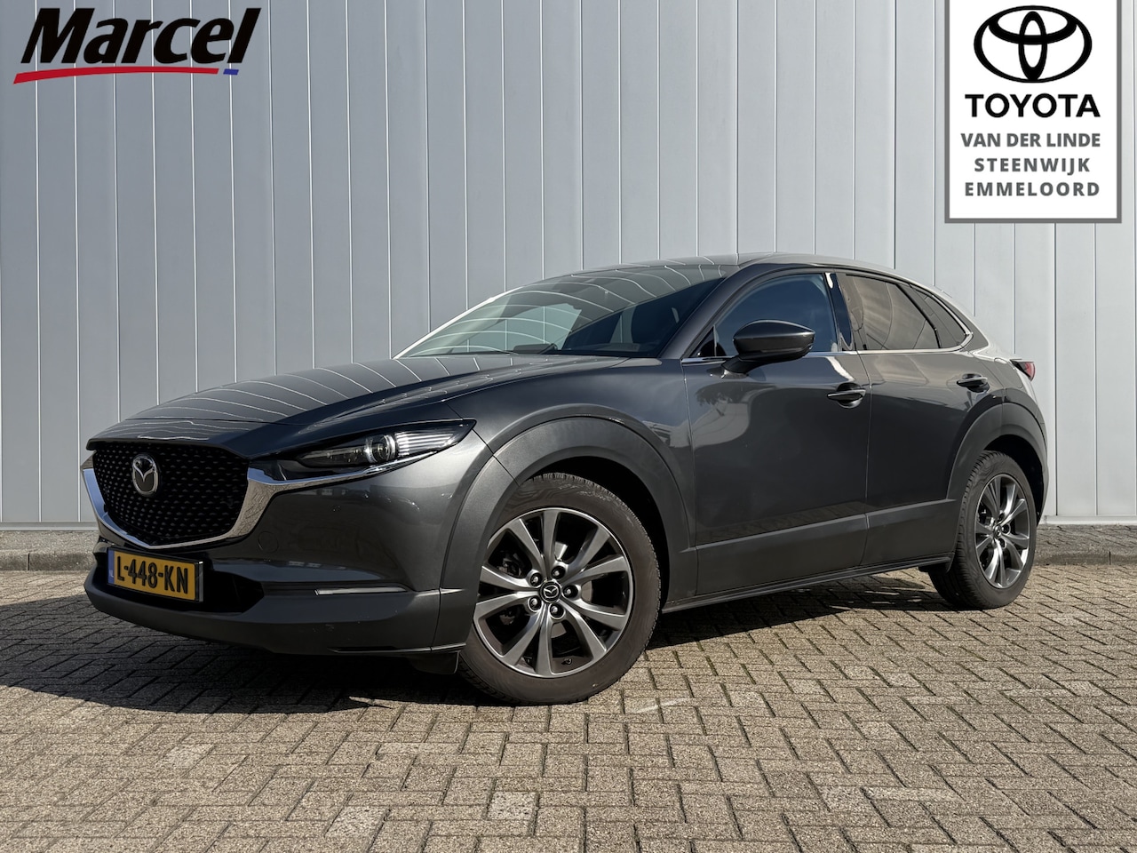 Mazda CX-30 - 2.0 e-SkyActiv-X M Hybrid Luxury Trekhaak Leer Stoel Stuur Verwarming HUD - AutoWereld.nl