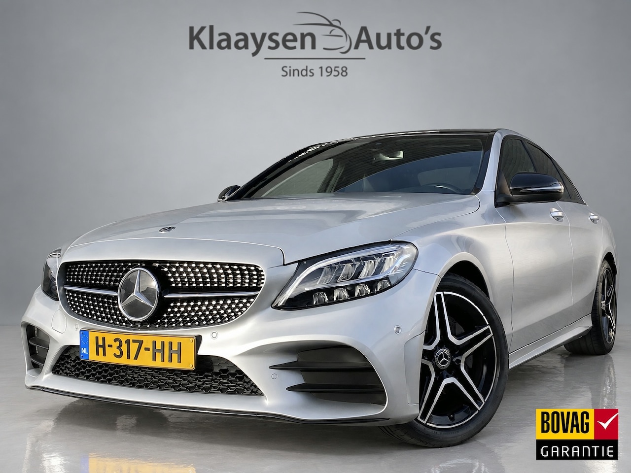 Mercedes-Benz C-klasse - 180 Business Solution AMG AUT. | dealer onderhouden | panoramadak | night pakket | navigat - AutoWereld.nl