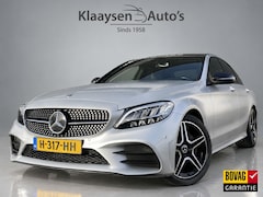 Mercedes-Benz C-klasse - 180 Business Solution AMG AUT. | dealer onderhouden | panoramadak | night pakket | navigat