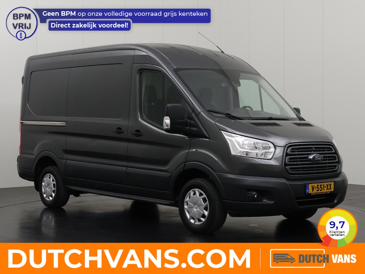 Ford Transit - 2.0TDCI 130PK L3H2 | Airco | Camera | 3-Zits | Trekhaak - AutoWereld.nl