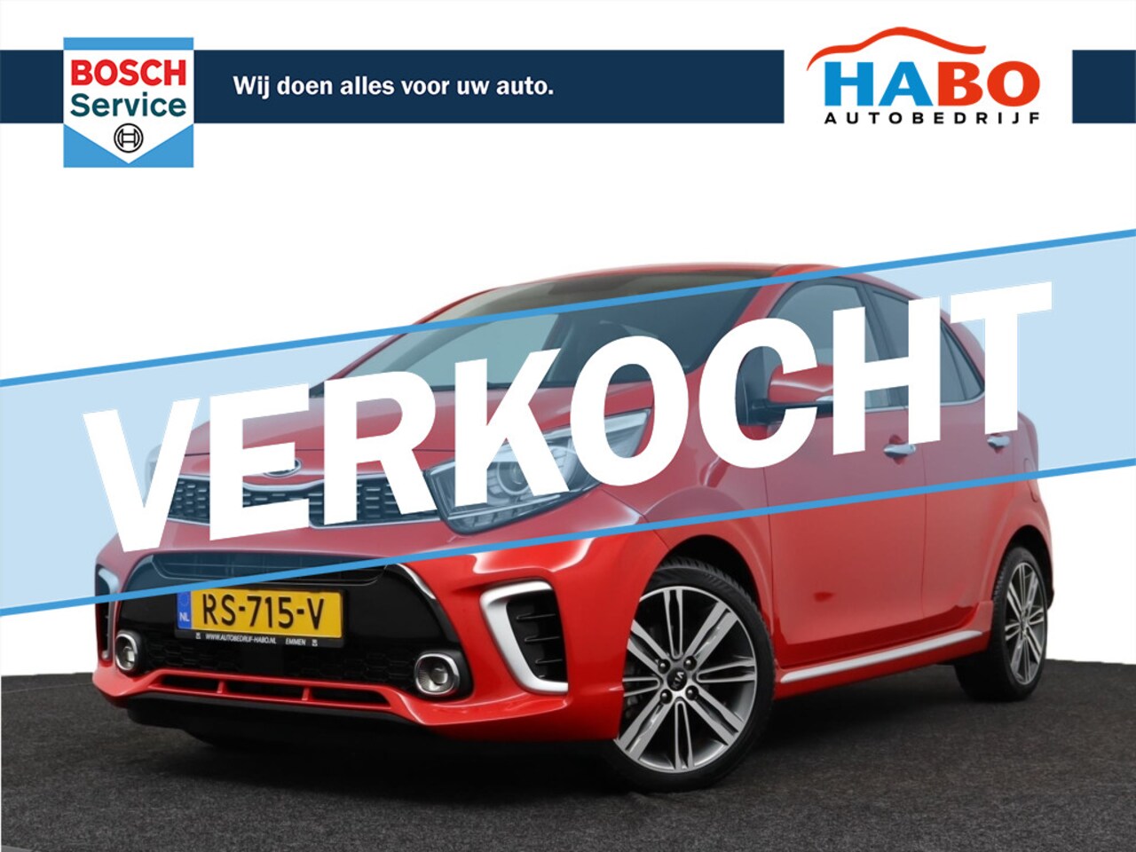 Kia Picanto - 1.0 T-GDI GT-LINE 100PK ECC/CRUISE/NAV/CAMERA/KEYLESS.ENTRY/STOEL.VERWARM/LMV/50.000KM!! - AutoWereld.nl