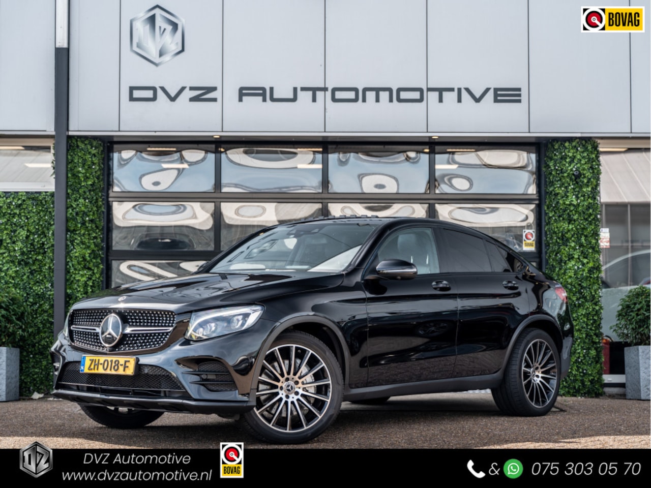 Mercedes-Benz GLC-klasse Coupé - 350e 4MATIC Premium Plus AMG Night | Luchtvering | Burmester | Pano | Ventilatie - AutoWereld.nl