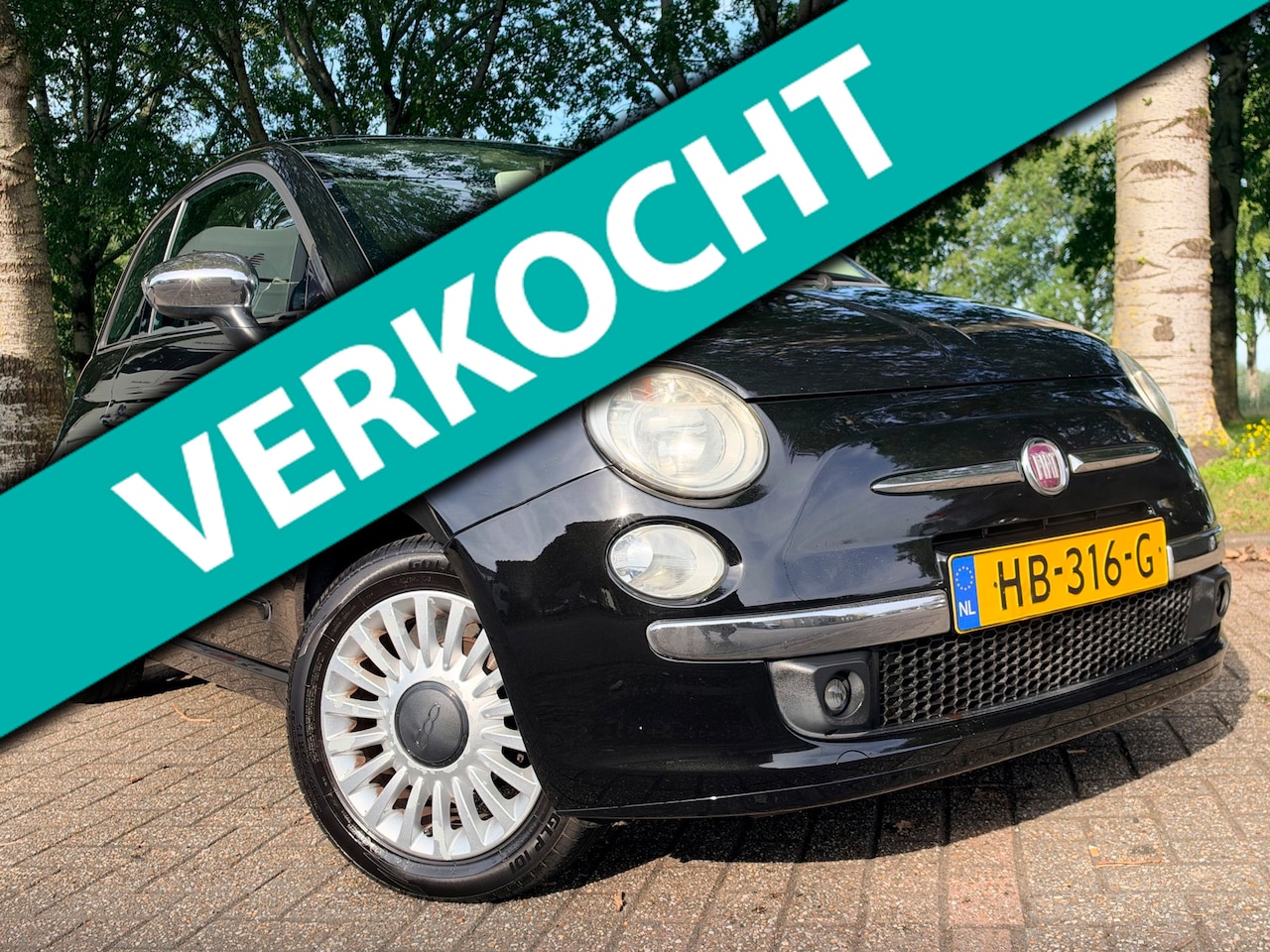 Fiat 500 - 1.2 lounge glasdak - AutoWereld.nl