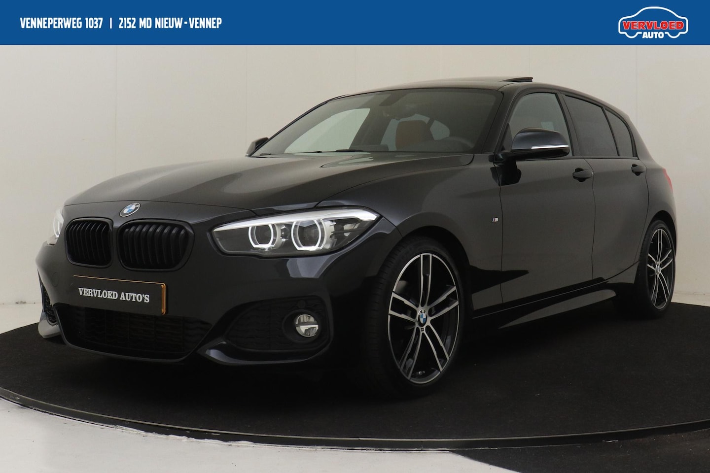 BMW 1-serie - 118I ED. M SPORT SHADOW HIGH EXECUTIVE -PANO.DAK|LEDER|HIFI|CRUISE|STOELVERW.|18"|DEALERON - AutoWereld.nl