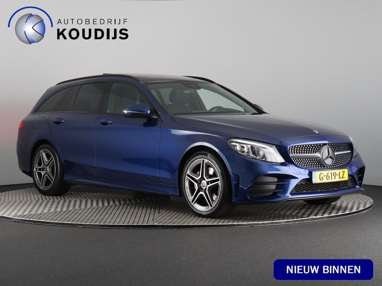 Mercedes-Benz C-klasse Estate - 160 Business Solution AMG 160 Business Solution AMG (NL-Auto / Pano / Afn. trekhaak / Matrix led / Sfeerverlichting) - AutoWereld.nl