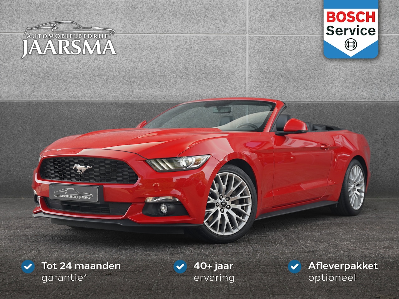 Ford Mustang Convertible - 2.3L EcoBoost 317pk | Handgeschakeld | Automatisch Dak | - AutoWereld.nl