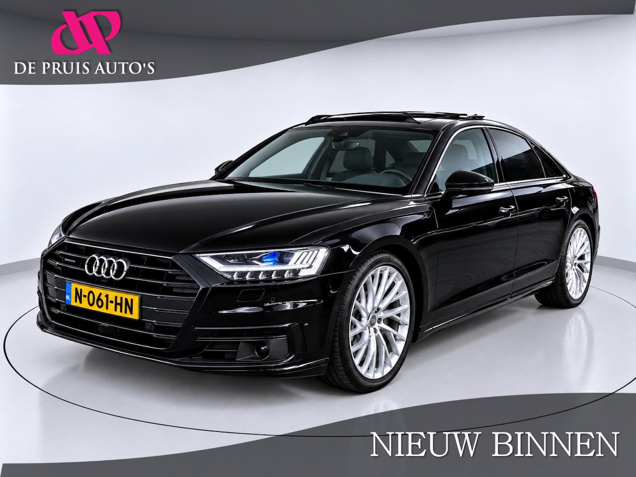 Audi A8 - 55 TFSI quattro Pro Line Plus Laser/Matrix Light B&O Pano Nachtzicht Softclose Stoelventil - AutoWereld.nl