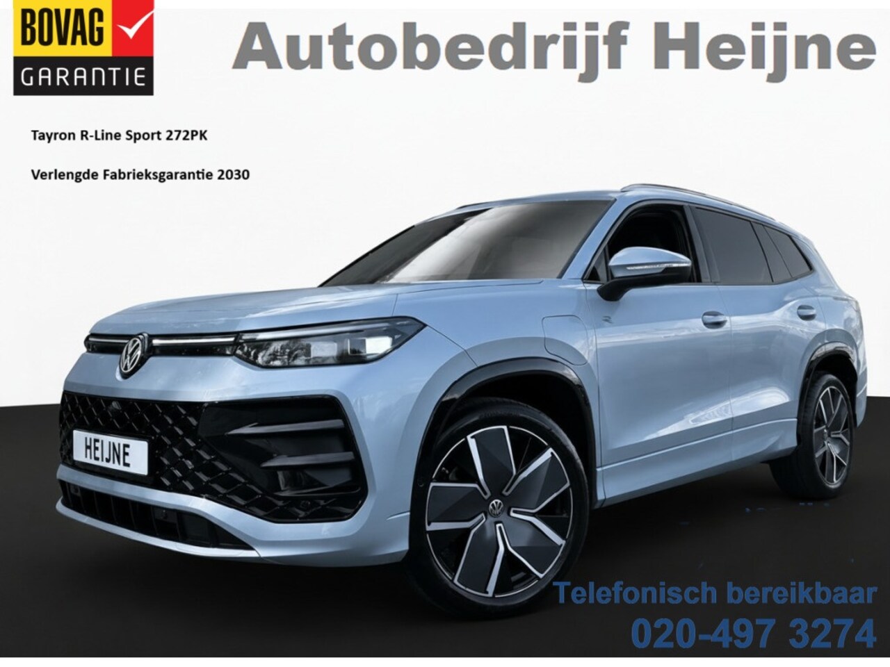 Volkswagen Tayron - 1.5 eHybrid 272PK DSG R-LINE SPORT HARMAN-KARDON/360° CAMERA/TREKHAAK FABRIEKSGARANTIE TOT - AutoWereld.nl