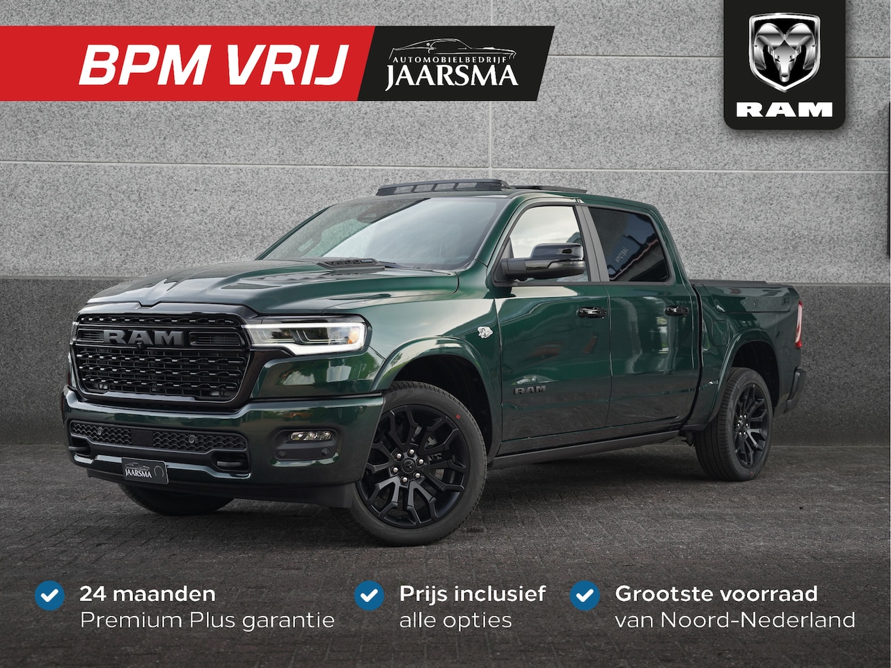 Dodge Ram 1500 - 5.7 V8 HEMI 4x4 Crew Cab Limited | MY26 | Prins LPG | - AutoWereld.nl